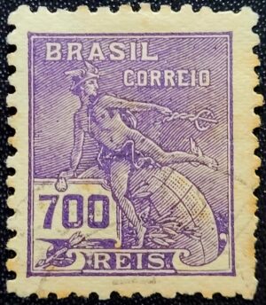Regulares - RHM 306 (Usado) 700 Réis - Mercúrio e Globo - Vovó Parte 2 - 1936/37