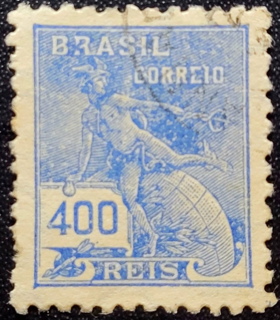 Regulares - RHM 323 (Usado) 400 Réis - Mercúrio e Globo - Vovó Parte 2 - 1939/40