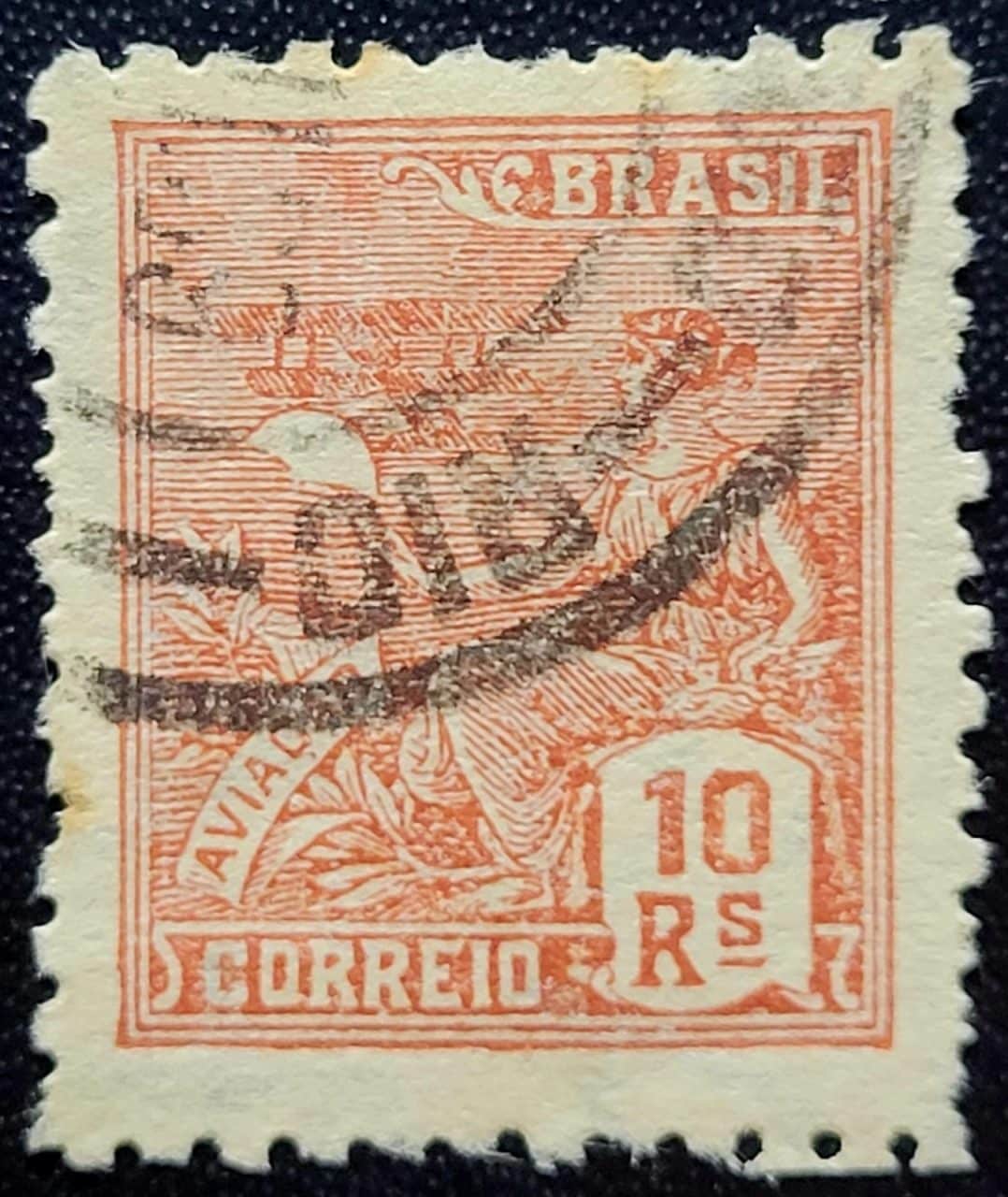 Regulares - RHM 326 (Usado) 10 Réis - Aviação - Vovó Parte 2 - 1940