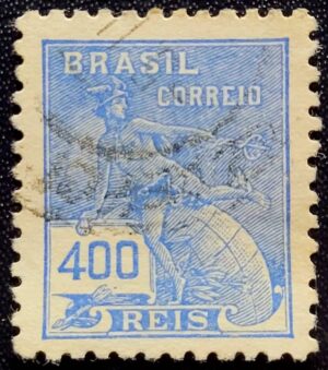 Regulares - RHM 331 (Usado) 400 Réis - Mercúrio e Globo - Vovó Parte 2 - 1940
