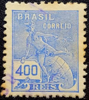 Regulares - RHM 331 (Usado) 400 Réis - Mercúrio e Globo - Vovó Parte 2 - 1940