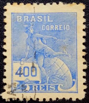 Regulares - RHM 331 (Usado) 400 Réis - Mercúrio e Globo - Vovó Parte 2 - 1940