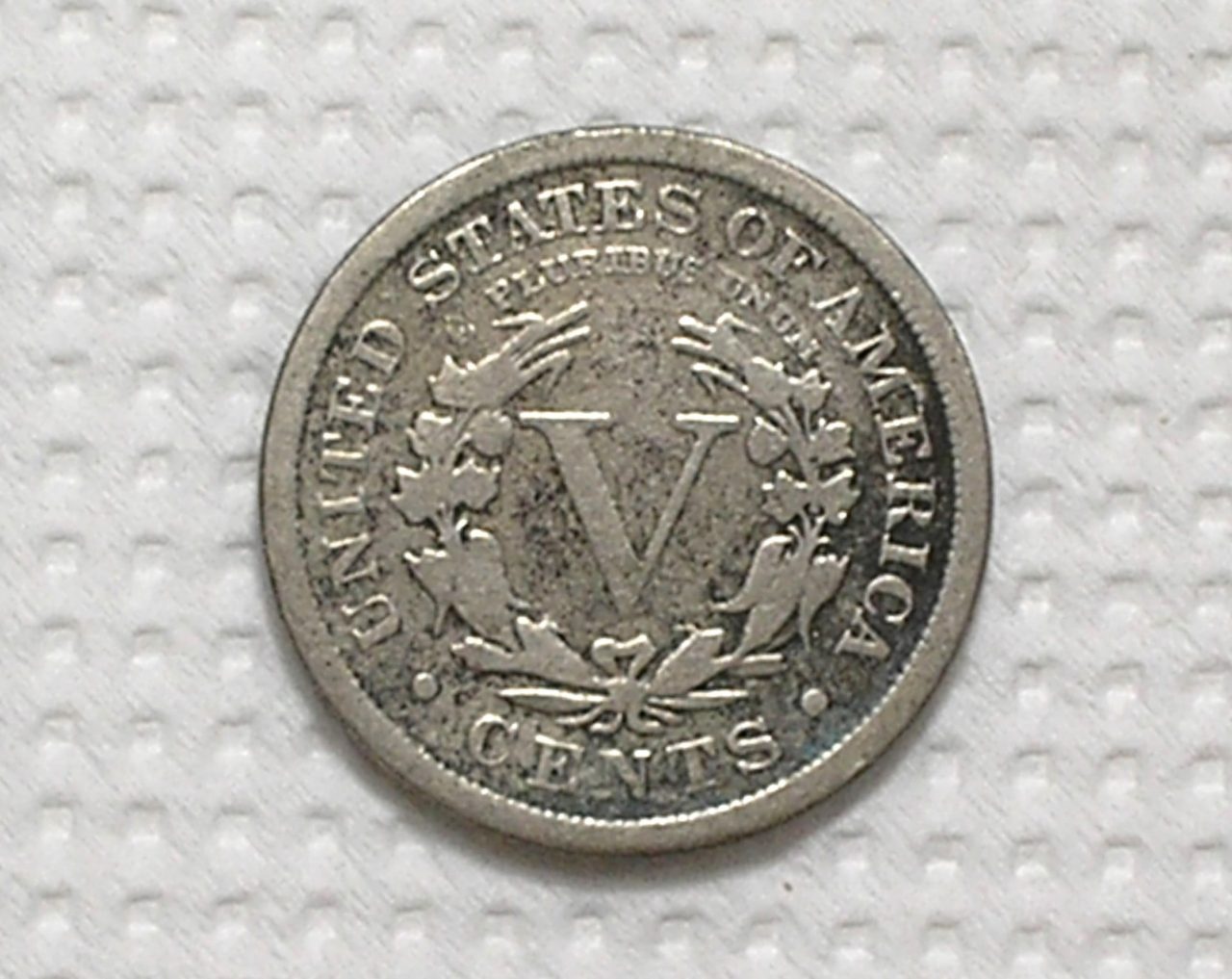 Usa) V Cents - 1907 / Liberty / Mbc / Ni / box59