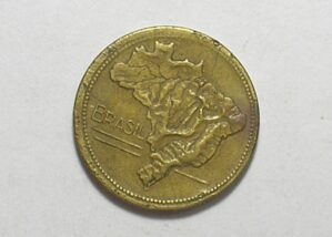2 Cruzeiro 1946 - Reverso Inclinado Direita / Bz/Al