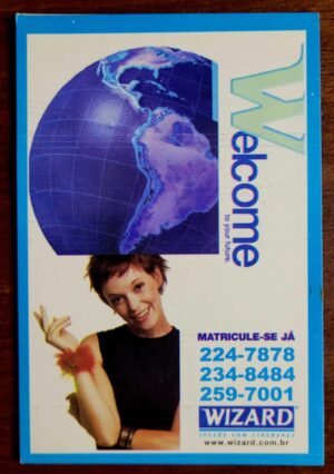Calendário de Bolso (Tema Propaganda) Wizard - Ano 2001/2002