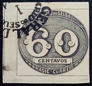 Comemorativos - RHM C0181 (Usado) 60 Centavos - Centenário do Selo Brasileiro - 01/08/1943