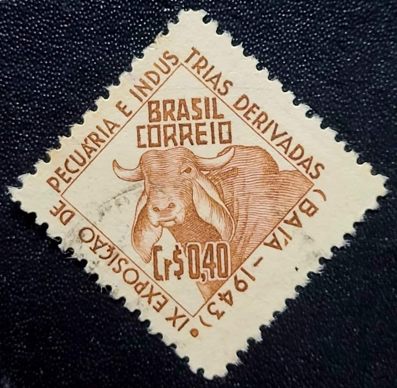 Comemorativos - RHM C0185 (Usado) 9ª Exposição de Pecuária e Indústrias Derivadas - Bahia - 30/08/1943