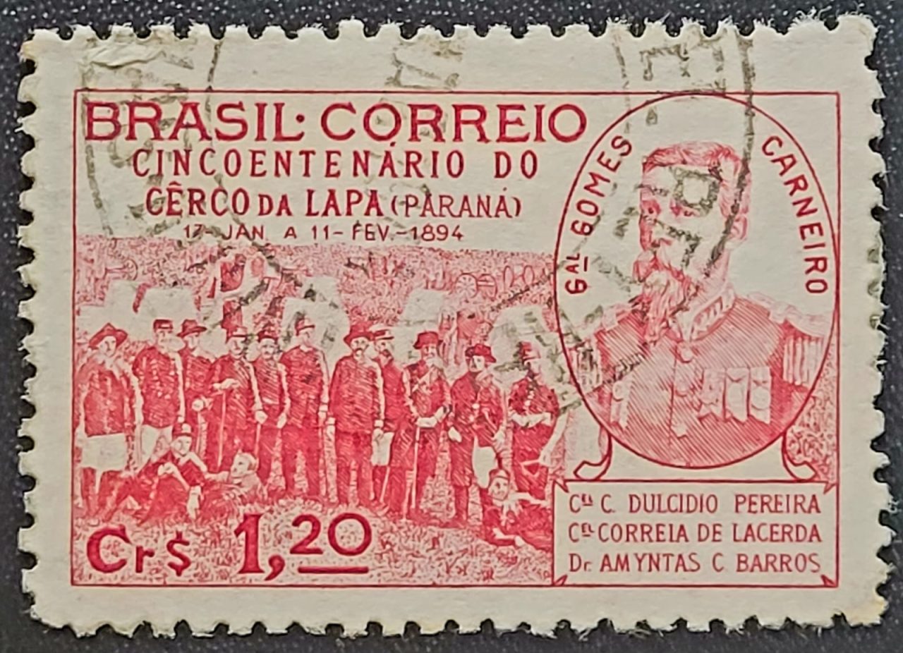 Comemorativos - RHM C0189 (Usado) Cinquentenário do Cerco da Lapa/PR - 09/02/1944