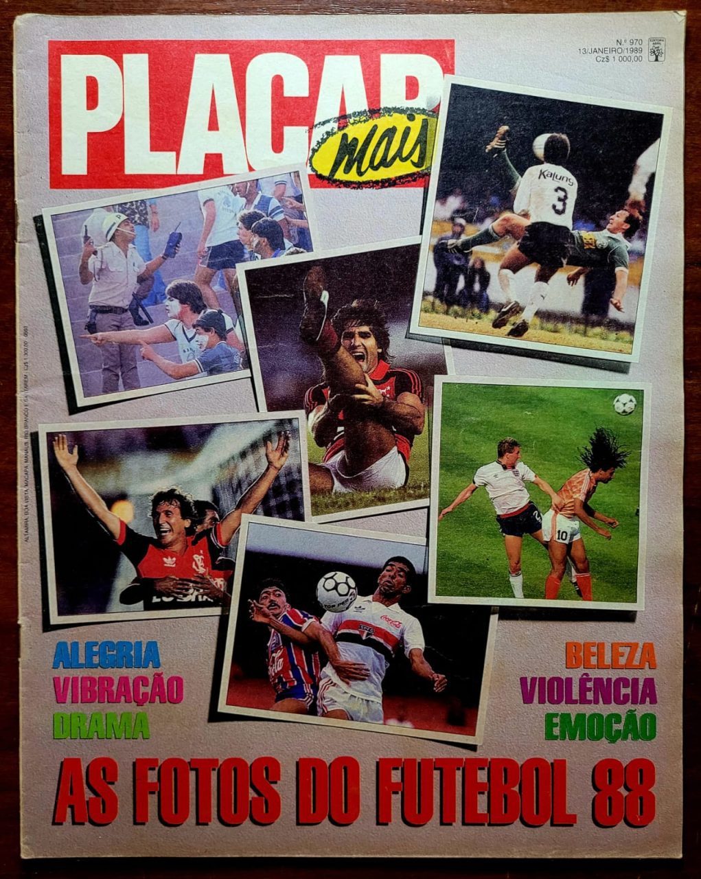 Placar Nº 0970 - As fotos do Futebol 88 - 13/01/1989
