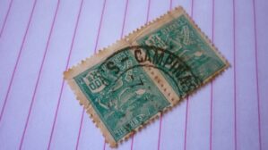 SELO 100 RÉIS COM CARIMBO CAMPINAS LOTE 478 .