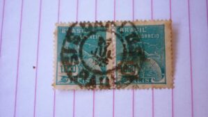 SELO 1000 RÉIS COM CARIMBO S. CARLOS LOTE 430 .