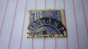 SELO 500 RÉIS COM CARIMBO ANTONINA LOTE 547 .
