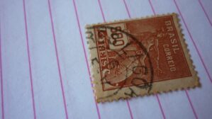 SELO 500 RÉIS COM CARIMBO TRES LAGOAS LOTE 558 .