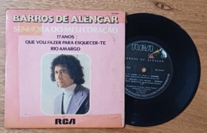 5a1. Vinil compacto Barros de Alencar. Senhora do meu coração.