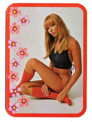 Calendario de Bolso - Mulher com Flores ( 3 ) - 1976 - Ambrosiana