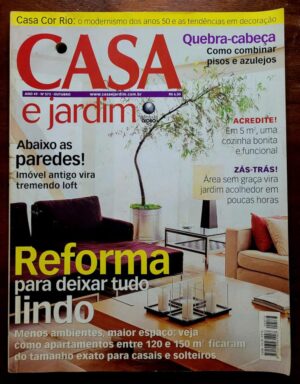 Casa e Jardim Nº 573 - Reforma para deixar Tudo Lindo (Outubro 2002)