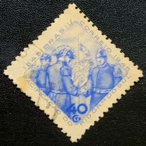 Comemorativos - RHM C0195 (Usado) Centenário da Pacificação do Rio Grande do Sul - 18/03/1945