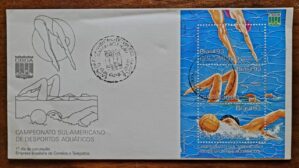 Envelope FDC (1º Dia de Circulação) RHM FDC-583 - Esportes Aquáticos - 21/03/1993