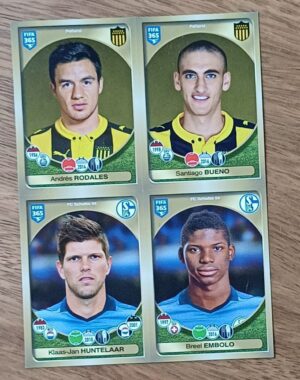Figurinhas Panini Fifa 365 Cartela Com A 264 265 571 E 582 2