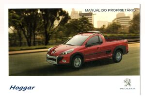 Manual Do Proprietario Peugeot Hoggar - 2011 - Em Branco