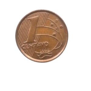 MOEDA 1 CENTAVO 1998. ESCASSA. PADRÃO REAL.BONITA
