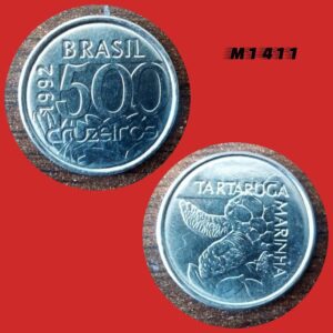 Moeda 500 Cruzeiros - Aço Inox - 2,6g - 19mm - 1992 - M1411