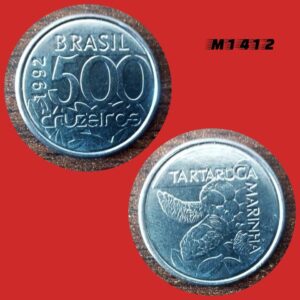 Moeda 500 Cruzeiros - Aço Inox - 2,6g - 19mm - 1992 - M1412