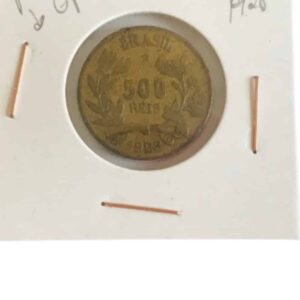 MOEDA 500 RÉIS 1928. COM DOIS ACENTOS". FALSA DE ÉPOCA