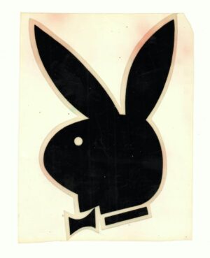 Plastico Adesivo - Coelhinho da Revista Playboy - Anos 70