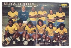 Poster da Revista Placar Nº 348 Seleção Brasileira - 1976