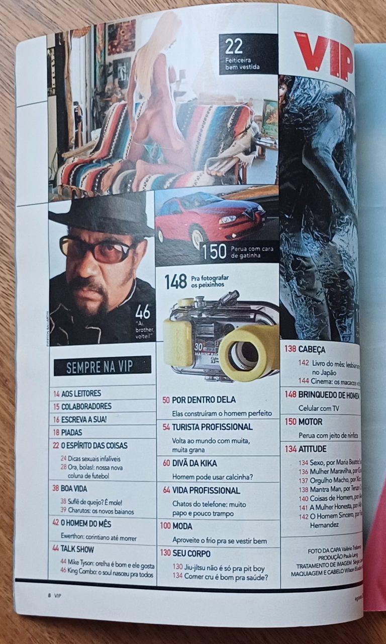 | Casa do Colecionador R27q. Revista Vip 196. Maryeva Suingue Viagem Jiu-jitsu zen.