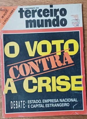 Rco Cadernos do Terceiro mundo 123. Voto contra a crise Debate.