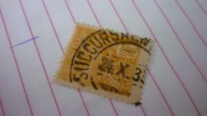 SELO 100 RÉIS COM CARIMBO SUCCURSAL LOTE 816 .