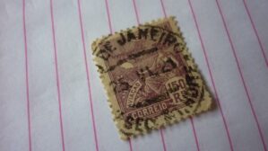 SELO 150 RÉIS COM CARIMBO RIO DE JANEIRO LOTE 651 .