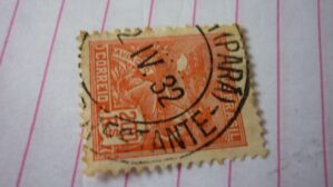 SELO 200 RÉIS COM CARIMBO (PARÁ) POSTA RESTANTE LOTE 1123 .