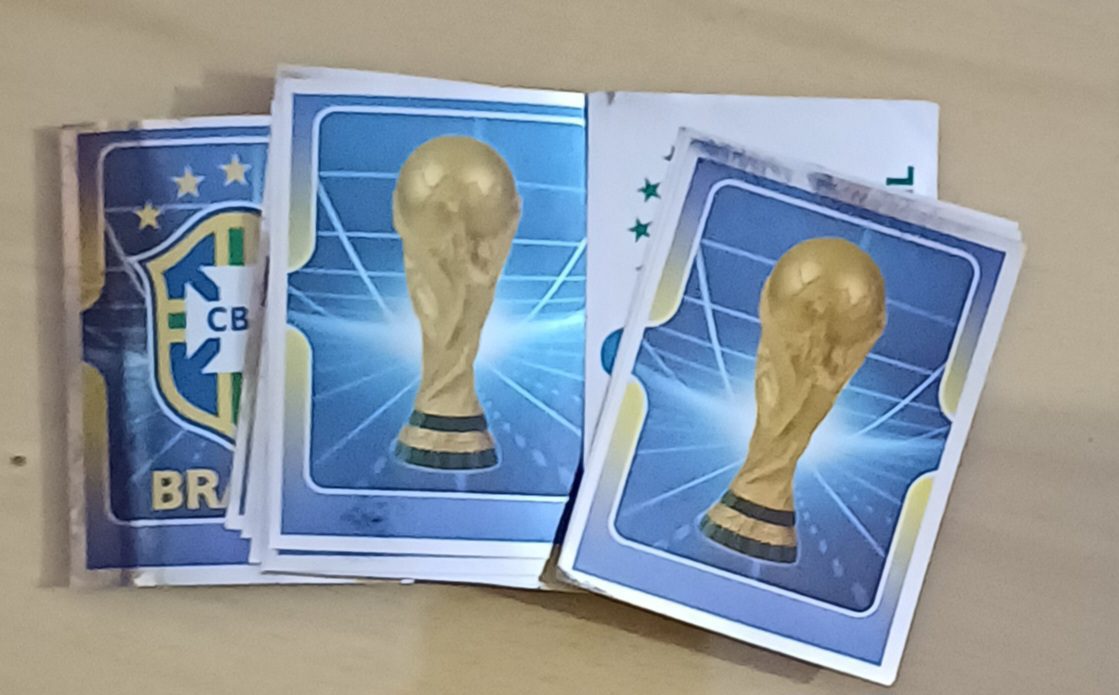 5a1. Figurinha Estrelas da Seleção prateadas. Ed Panini.