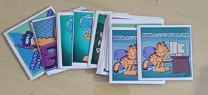 5a1. Figurinha Garfield. Ed Kromo.