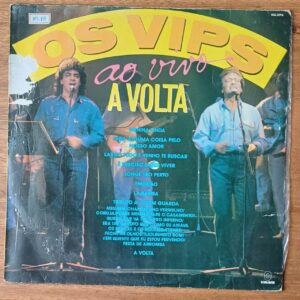 5a3.av Vinil lp Os Vips ao vivo A Volta. Menina linda É preciso saber viver.