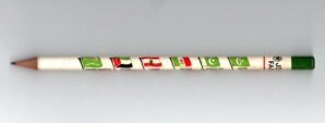 Antigo Lapis Johann Faber - Serie Bandeiras - Anos 70 - Colecionavel - (2)