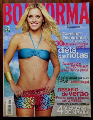 Boa forma Nº 258 - Carolina Dieckman (Outubro 2008)