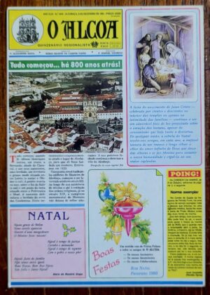 Calendário de Bolso (Tema Propaganda) Jornal - O Alcoa - Ano 1996