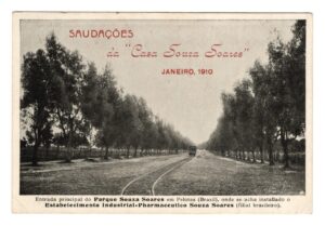 Cartão Postal Propaganda Casa Souza Soraes - Farmacia - 1910
