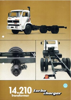 Folder Propaganda Caminhao Volkswagen 14.210 Transformer Turbo Charger
