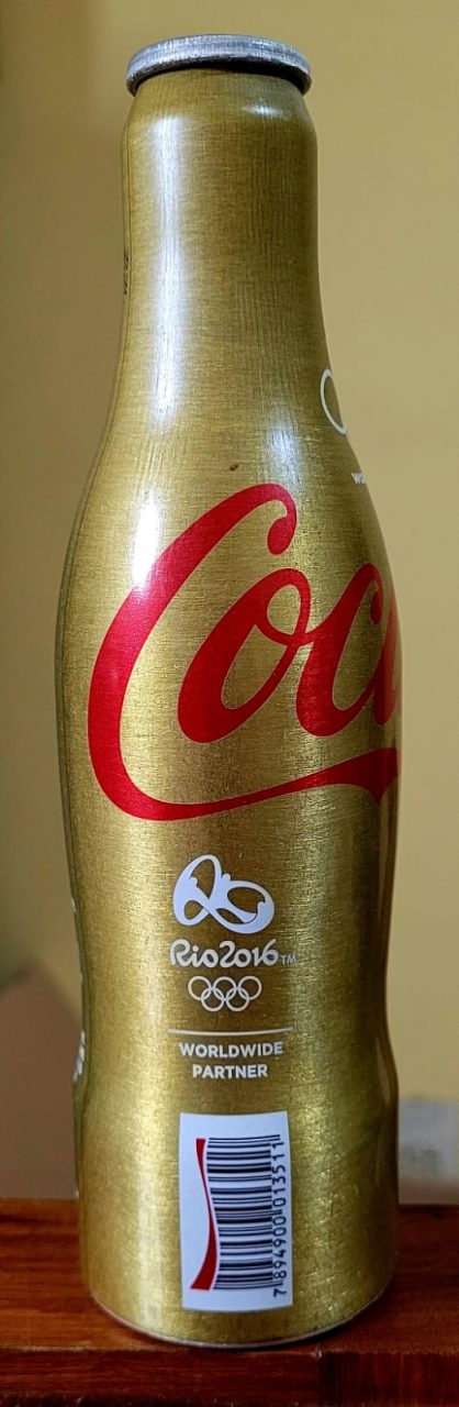 Garrafa Coca-Cola Ed. Limitada - Olimpíadas Rio 2016 - Ouro