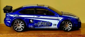 Hot Wheels 2008 Ford Focus™ J/RD Racing Azul (1ª Edição)