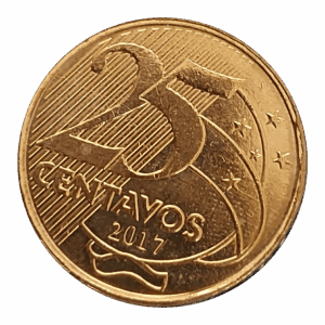 Lote 25/10 Centavos 2017 FC Sku 1554
