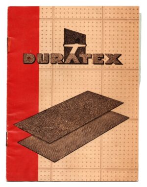 Propaganda Antiga - Folder Lançamento Chapas Duratex - 1961