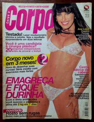 Revista Corpo a Corpo Nº 163 | Capa Ana Luiza Castro | Julho 2002
