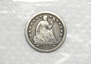 Usa) Half Dime -1853 / Arrows / Prata / Vf / cod. 300