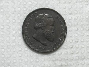 - 10 Réis - 1869 / * Rs Sem Ponto / Petrus II / Bronze / Mbc / box62